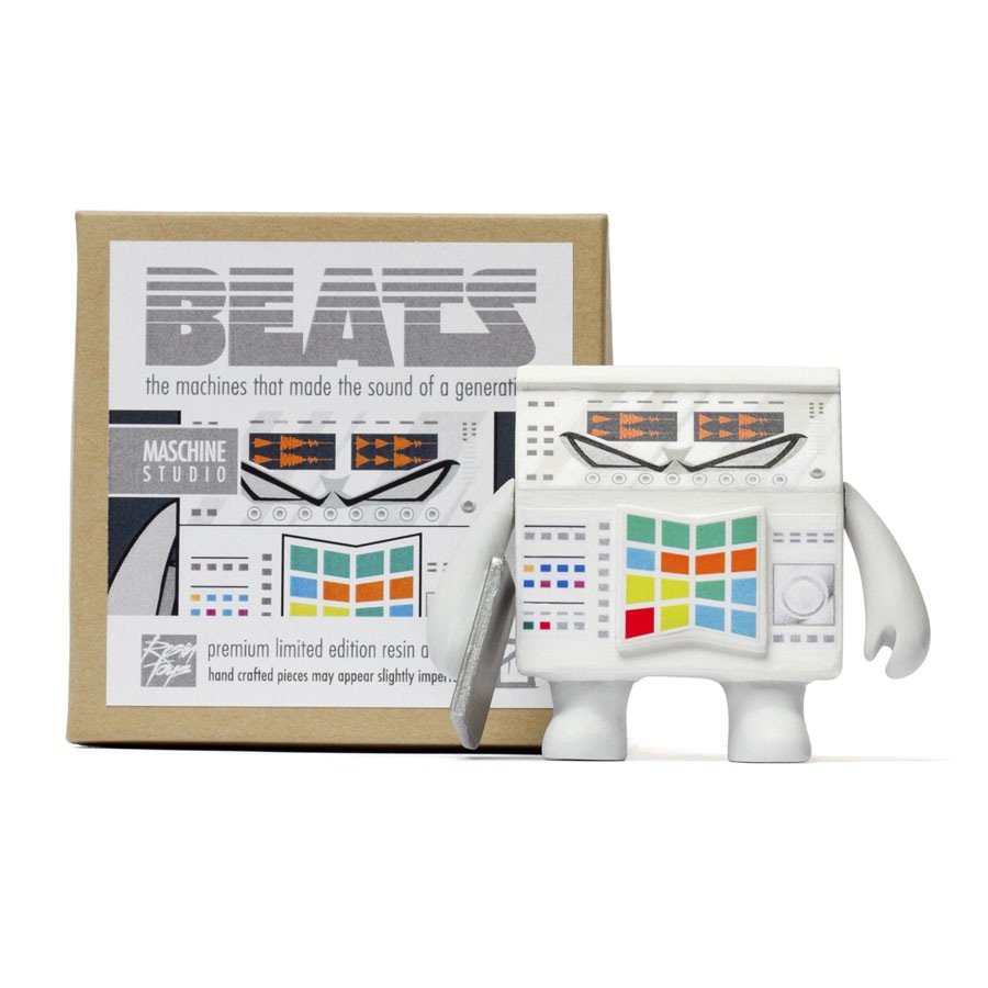 Beats-Series-Maschine-Studio-Patrick-Wong-Resin-Toy-White