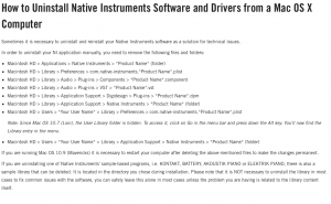 How to Uninstall N.I Software and Drivers from a Mac OS X Computer, 컴플릿 언인스톨